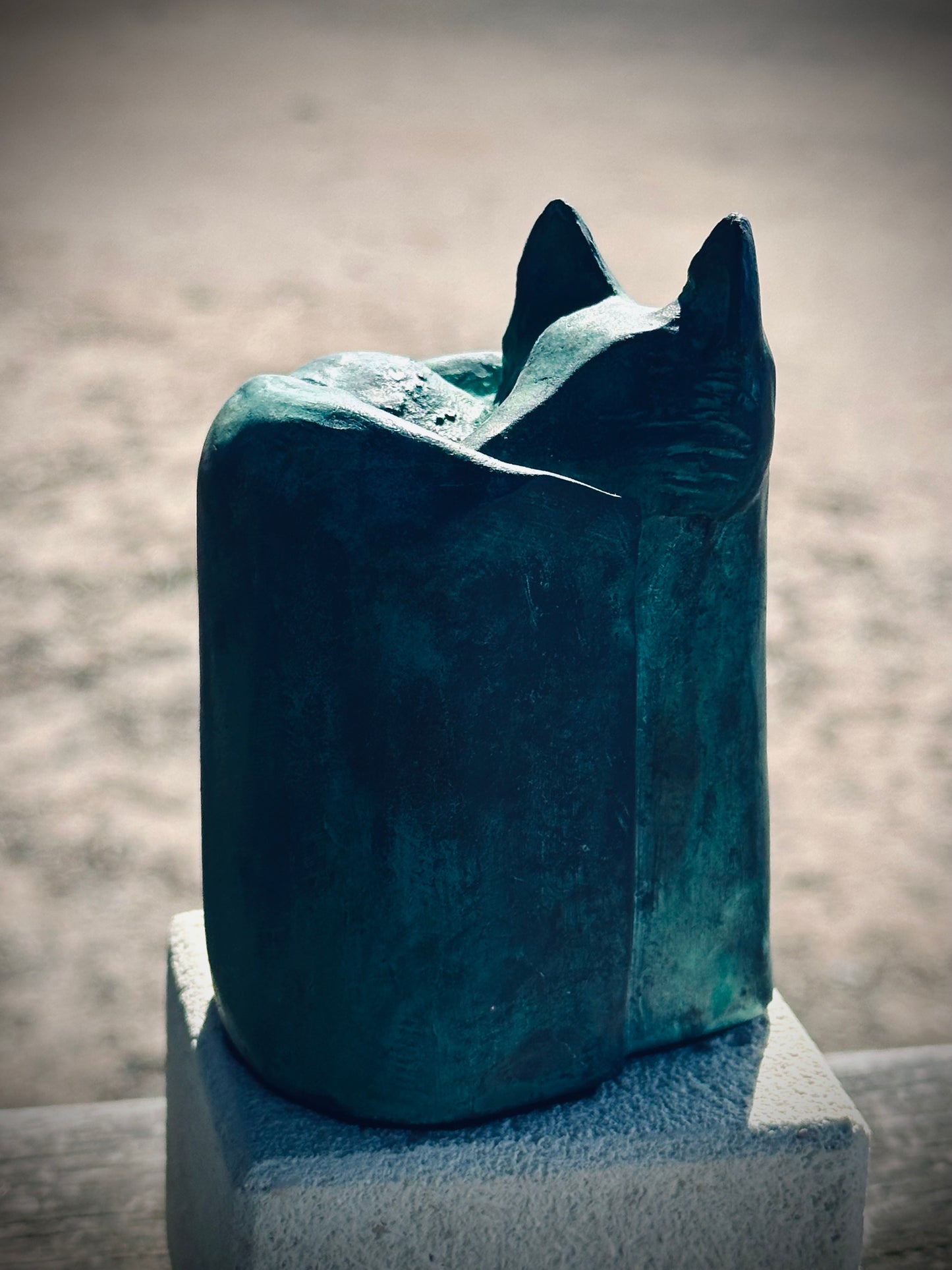 Sleeping Fox Bronze Sculpture