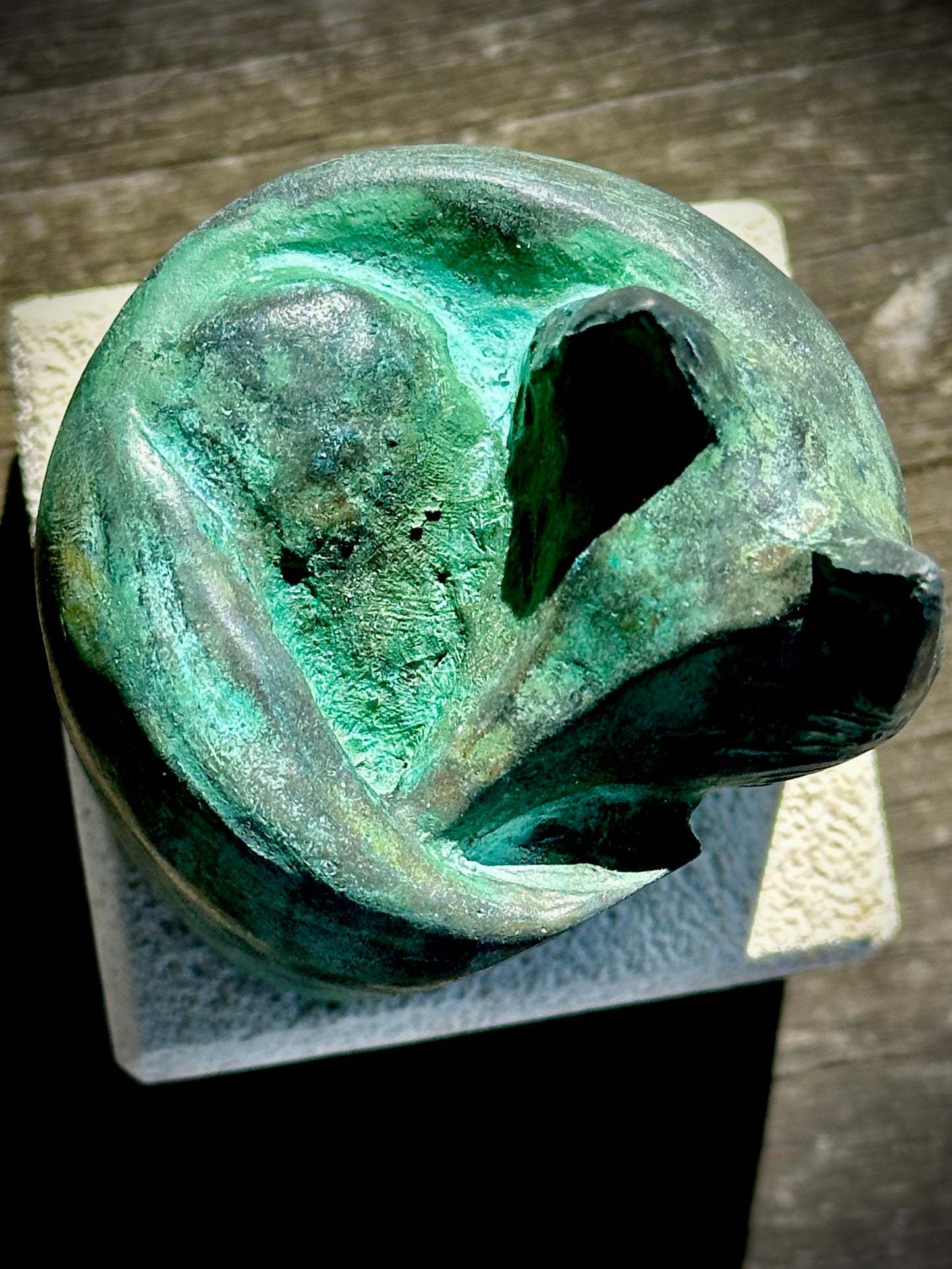 Sleeping Fox Bronze Sculpture