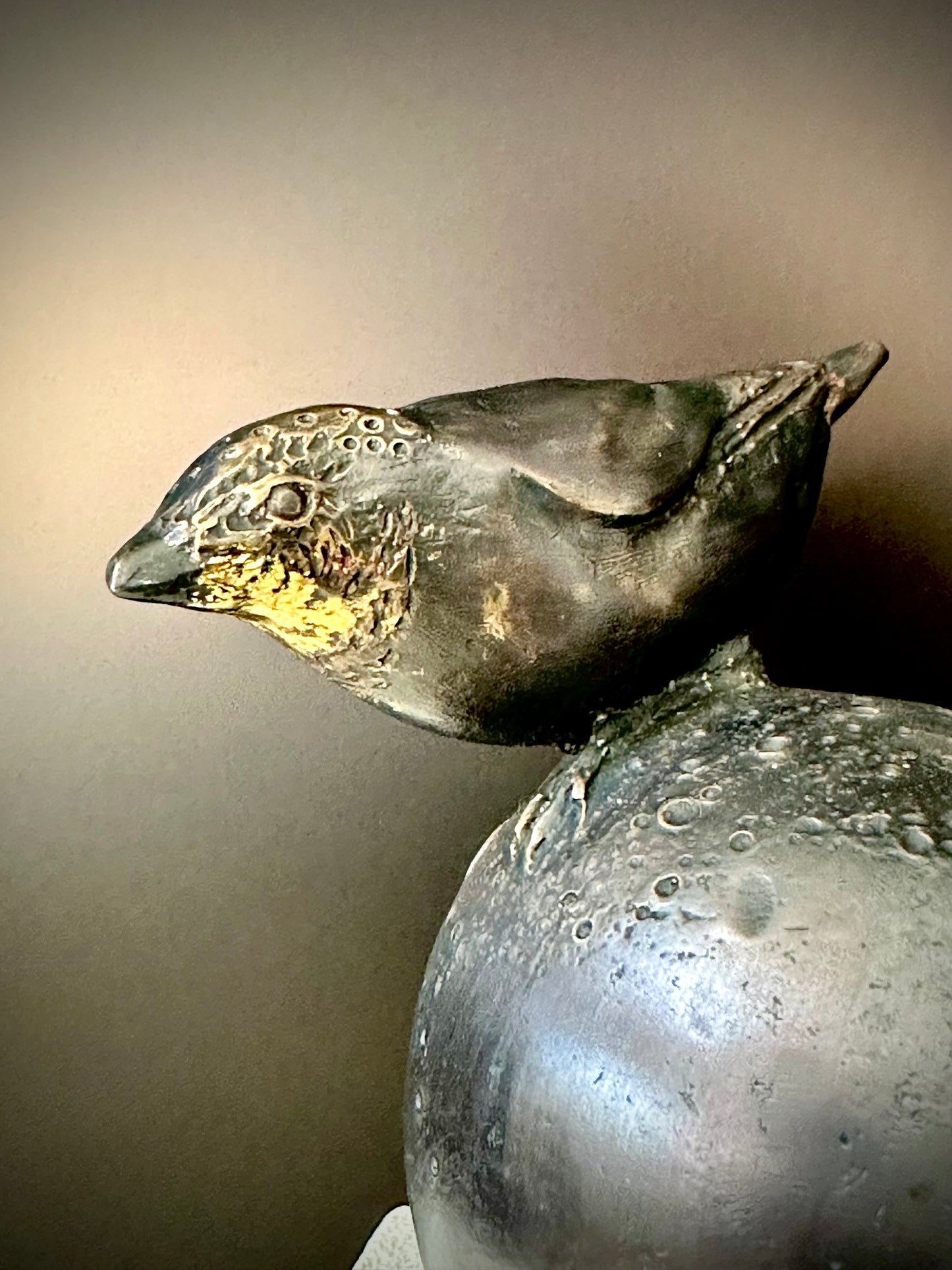 Spotted Pardalote Bronze Sculpture