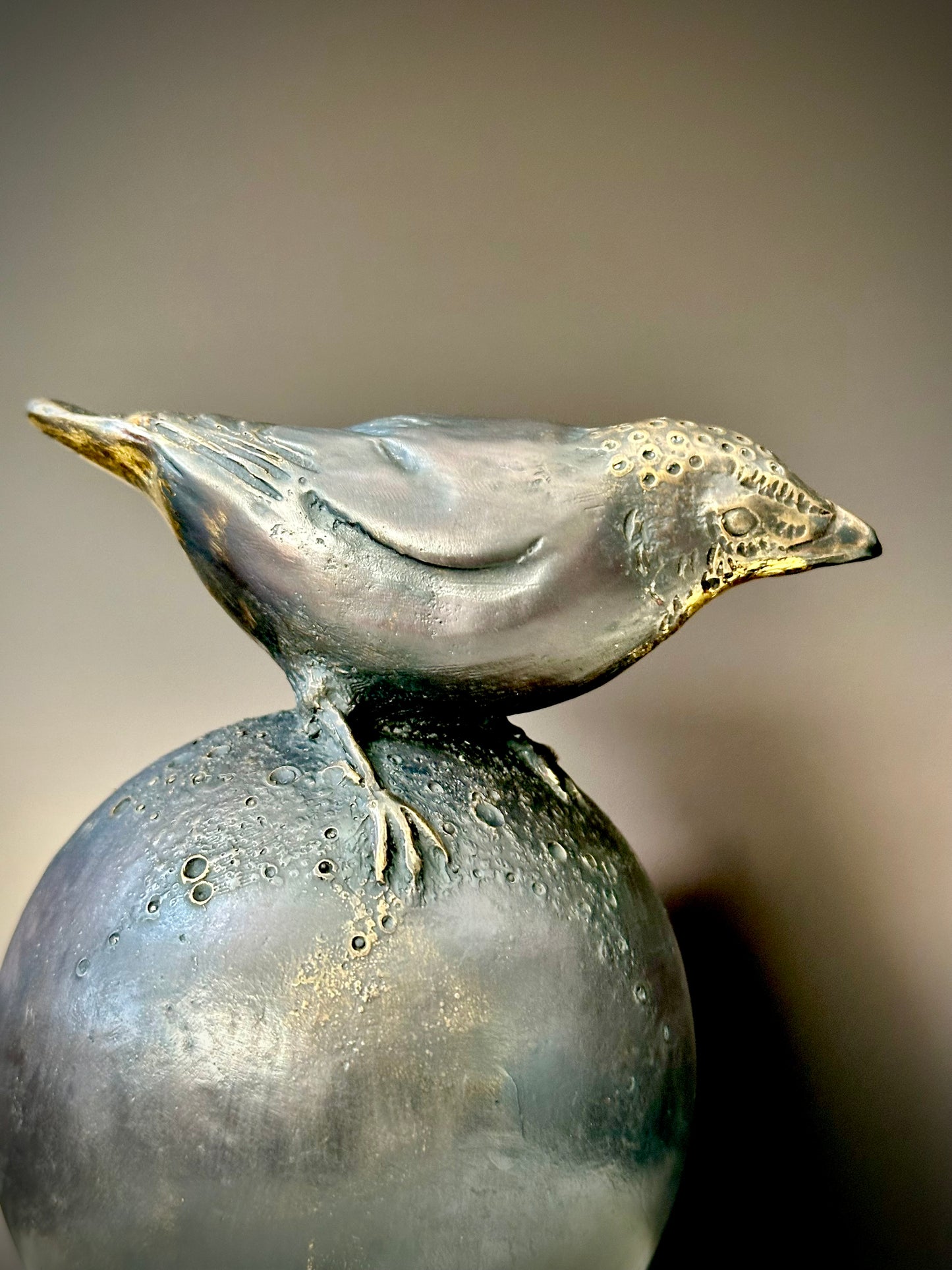 Spotted Pardalote Bronze Sculpture