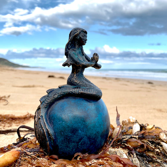 Siren Yoga Bronze Sculpture